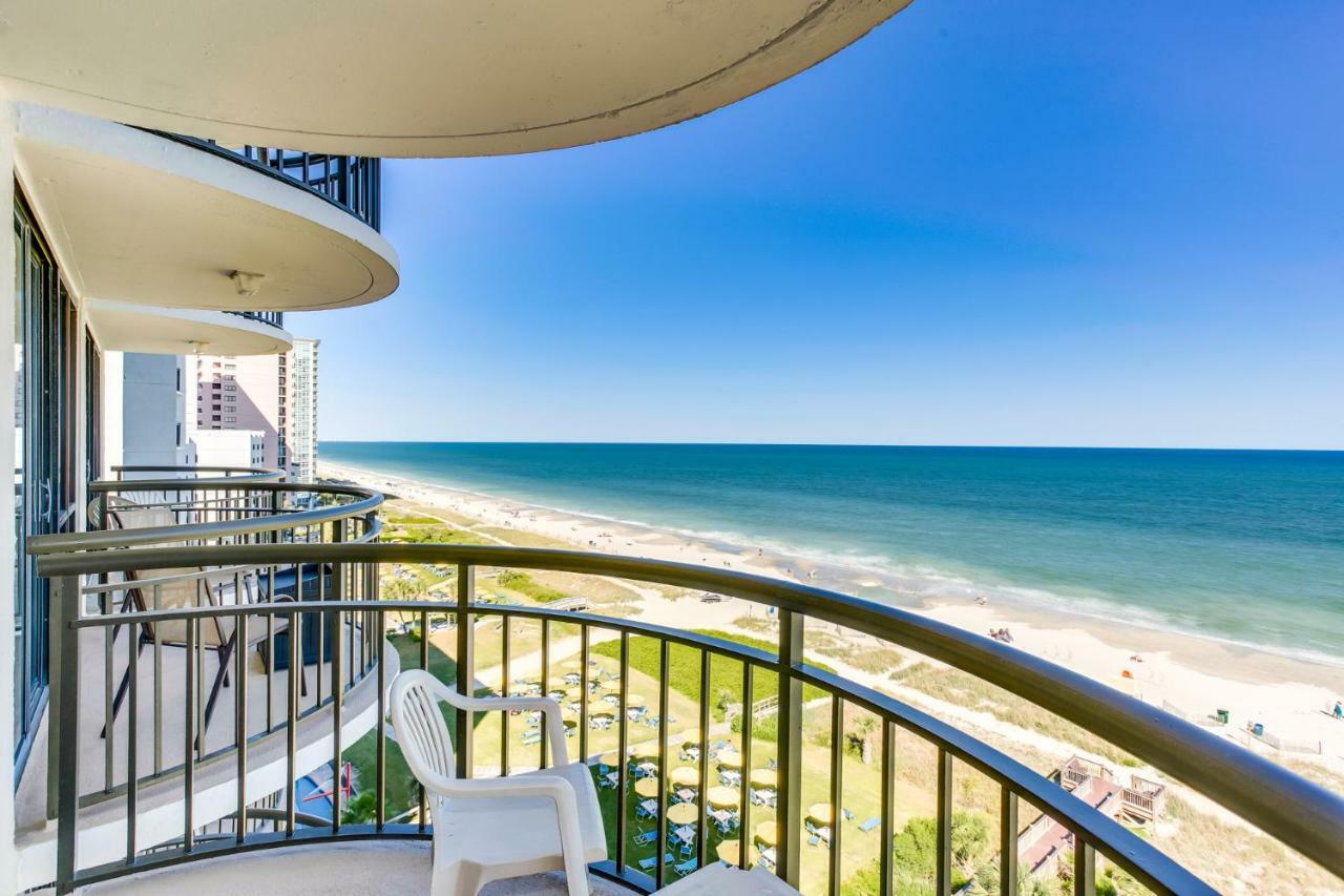 Oceanfront Condo W Balcony King Bed Meridian Plaza Миртъл Бийч Екстериор снимка